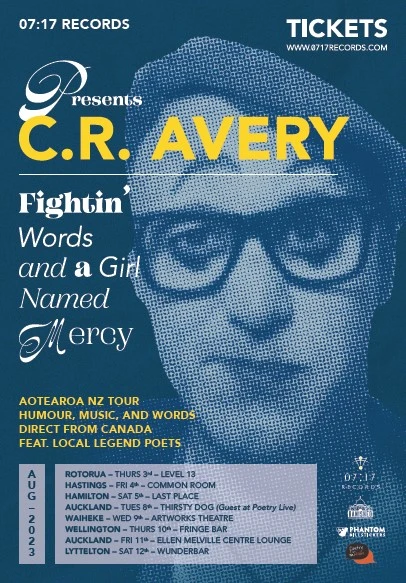 C.R. Avery Aotearoa NZ Tour August 2023